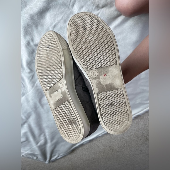 Francesca’s Women’s 8 Nelly 2 Ankle Sneaker Gray Side Zip Round Toe Comfort - Picture 7 of 7